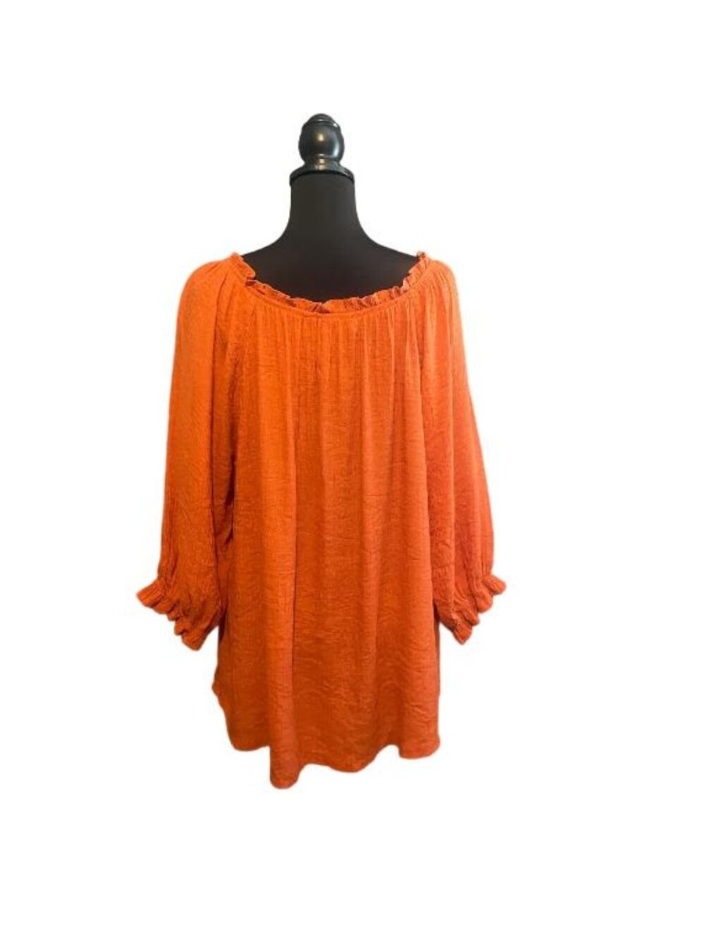 Crinkle Ruffled Blouse - Picture 2 of 2